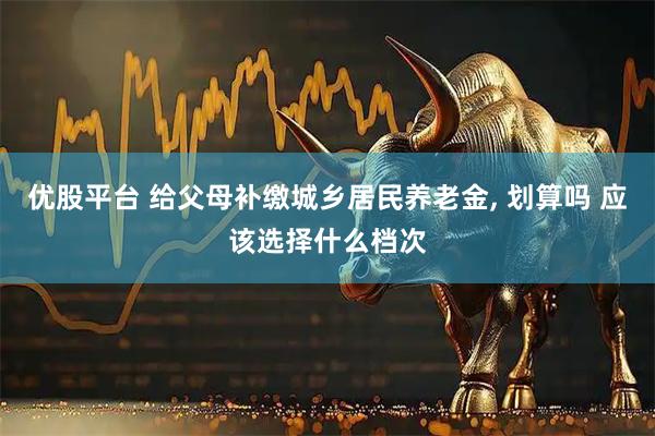 优股平台 给父母补缴城乡居民养老金, 划算吗 应该选择什么档次