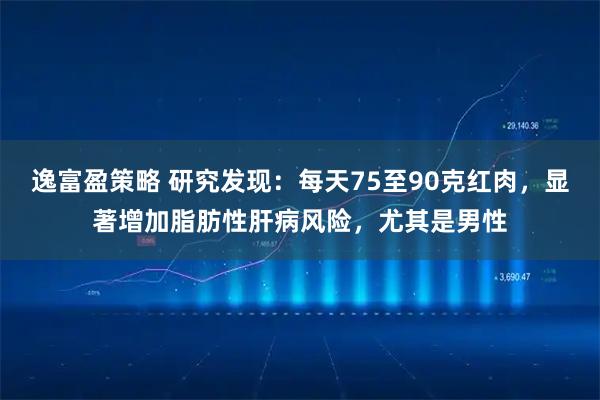 逸富盈策略 研究发现：每天75至90克红肉，显著增加脂肪性肝病风险，尤其是男性